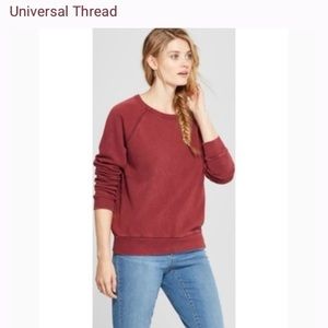 2 for 15! Universal Thread Maroon Crew Sweatshirt